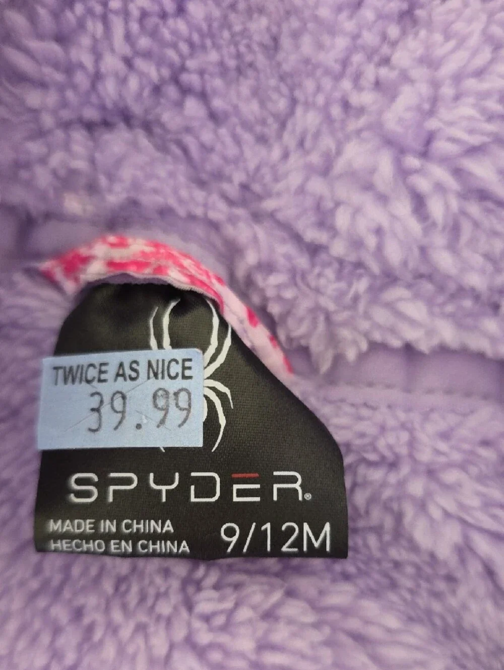 Cozy Hooded Snowflake Footie One-Piece - Pink, Aqua, Lavender